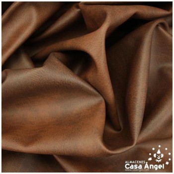 CUERO VEGANO MARRÓN BRUN CURTIDO SERIE SKORA 140cm