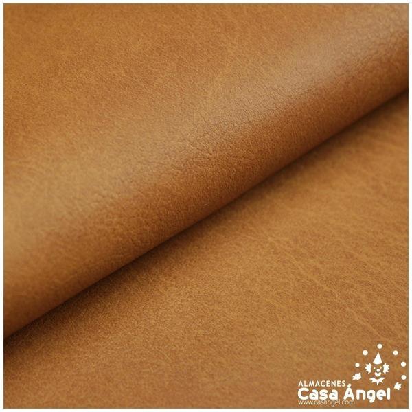 CUERO VEGANO MARRÓN FAUVE CURTIDO SERIE SKORA 140cm