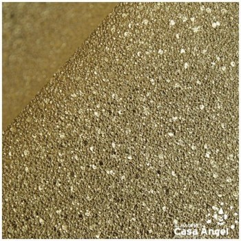 POLIPIEL ORO CON TEXTURA ARRUGADA SERIE ROCKS 140cm