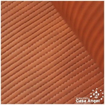 PIEL SINTÉTICA MARRÓN DE ANTE ACANALADO SERIE GULAK 140cm