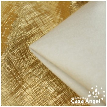 POLIPIEL DORADA NAPA METALIZADA SERIE FLORENCE 140cm