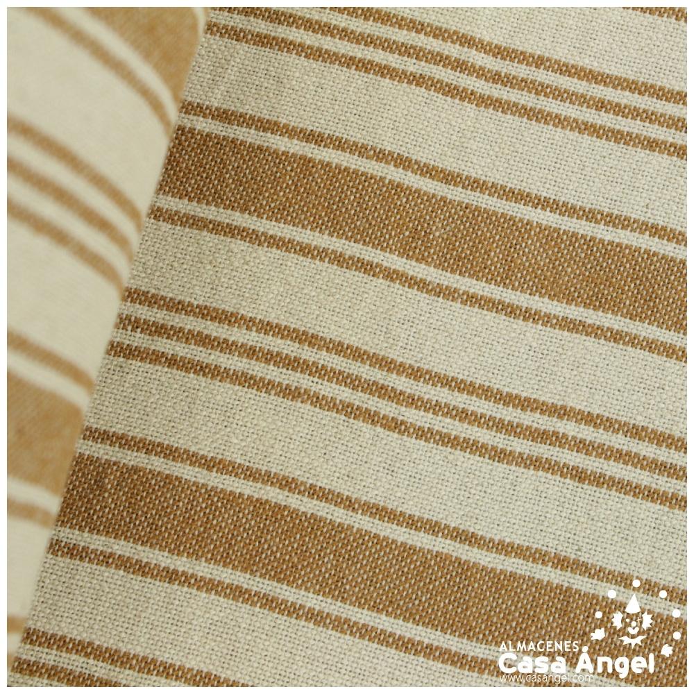 TEJIDO DE ALGODÓN A RAYAS PEANUT SERIE TSUKI 150cm