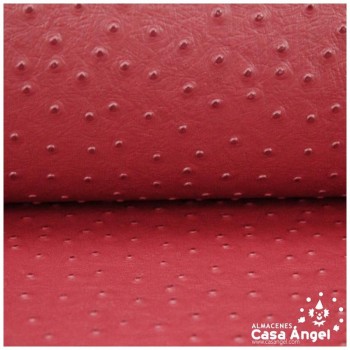CUERO ARTIFICAL DE AVESTRUZ COLOR BURDEOS SERIE CAMELUS 140cm