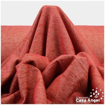 CHENILLA ROJA DE TAPICERÍA CON LÚREX DOBLE CARA SERIE ADRA 280cm