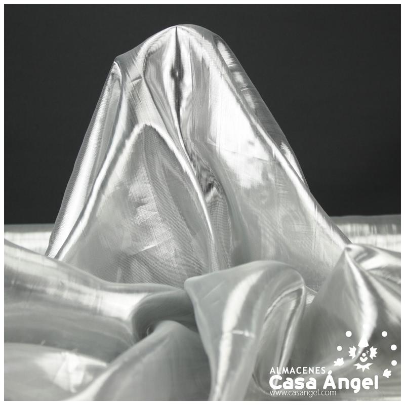 GASA BRILLANTE PLATEADA 110cm