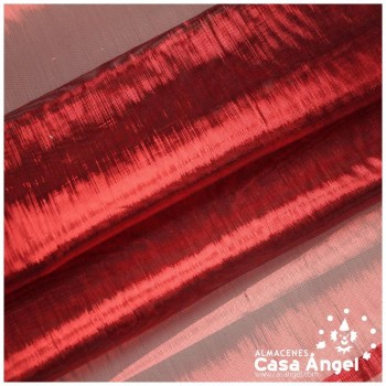 GASA BRILLANTE ROJA 110cm