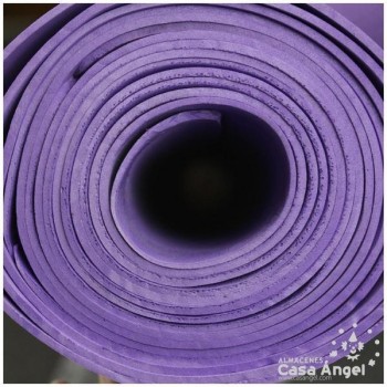 ROLLOS DE GOMA EVA MORADO CON TARA SEGUNDA CALIDAD PARA RECORTE 300x75cm