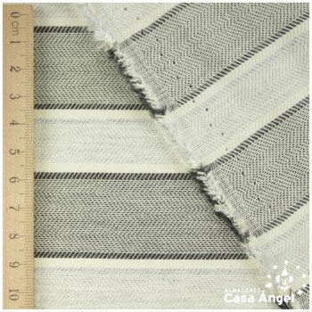 SARGA MIXTA DE RAYAS SERIE SINAÍ GRIS 150cm