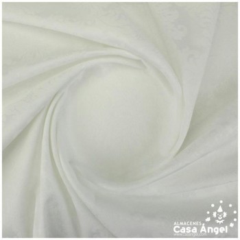 DAMASCO BLANCO DE BROCADO VICTORIANO SERIE MALAKA 280cm