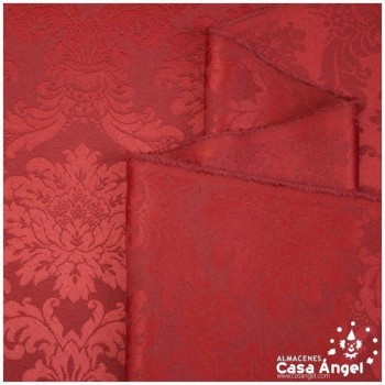 DAMASCO GRANATE DE BROCADO VICTORIANO SERIE MALAKA 280cm