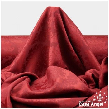 DAMASCO GRANATE DE BROCADO VICTORIANO SERIE MALAKA 280cm