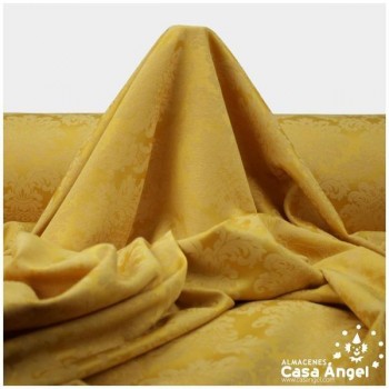 DAMASCO DORADO DE BROCADO VICTORIANO SERIE MALAKA 280cm