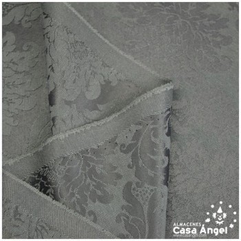 DAMASCO GRI DE BROCADO VICTORIANO SERIE MALAKA 280cm