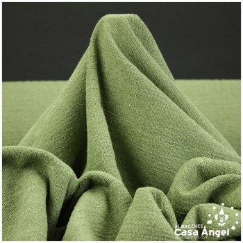 CHENILLA DOBLE CARA VERDE ALMENDRA SERIE HIBACHI 280cm