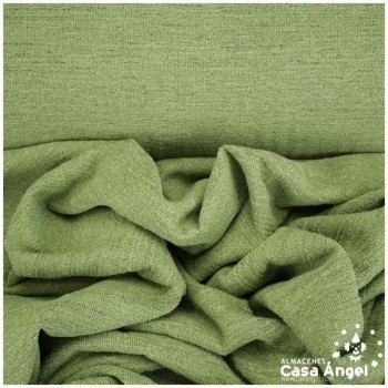 CHENILLA DOBLE CARA VERDE ALMENDRA SERIE HIBACHI 280cm