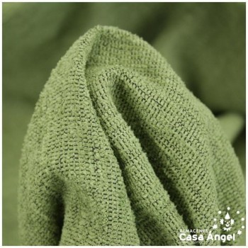 CHENILLA DOBLE CARA VERDE ALMENDRA SERIE HIBACHI 280cm