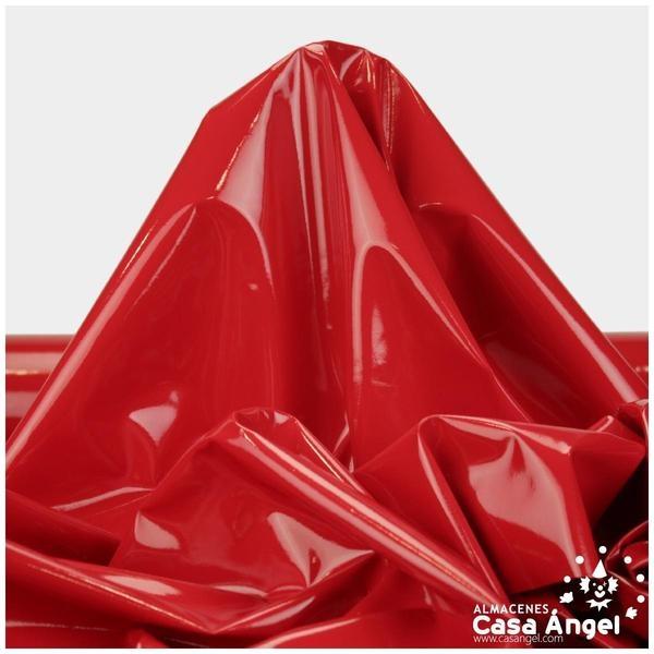 CHAROL ELÁSTICO ROJO LISO 150cm