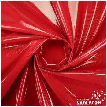 CHAROL ELÁSTICO ROJO LISO 150cm