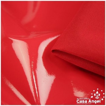 CHAROL ELÁSTICO ROJO LISO 150cm