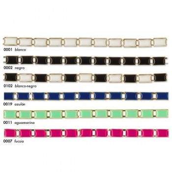 CADENA DE ACERO CON ESMALTE PARA CONFECCIÓN 1cm