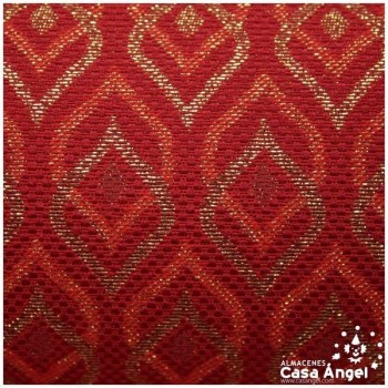 MANTELERÍA NAVIDAD ESTAMPADO LÚREX DE FILIGRANAS 150cm