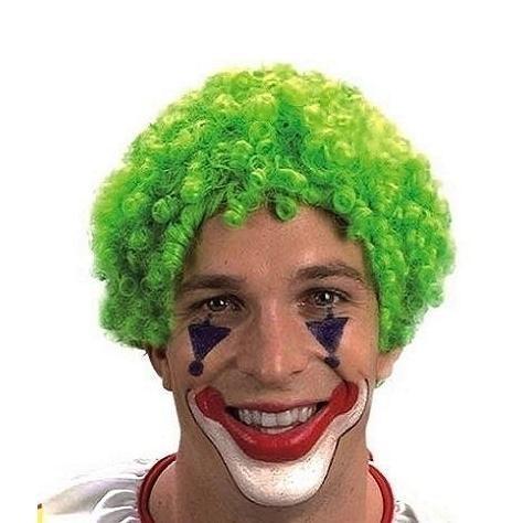 PELUCA PAYASO RIZADA VERDE