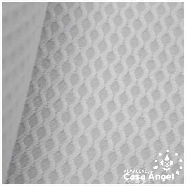 TELA PIQUÉ BLANCO BRUMA PANAL ABEJA SERIE NÁPOLES 180cm