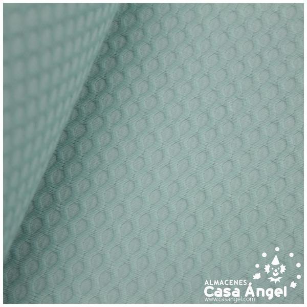 TELA PIQUÉ VERDE PANAL ABEJA SERIE NÁPOLES 180cm
