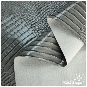 POLIPIEL CHAROLADA COCODRILO GRIS SERIE KAWANI 140cm