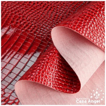 POLIPIEL CHAROLADA COCODRILO ROJO SERIE KAWANI 140cm