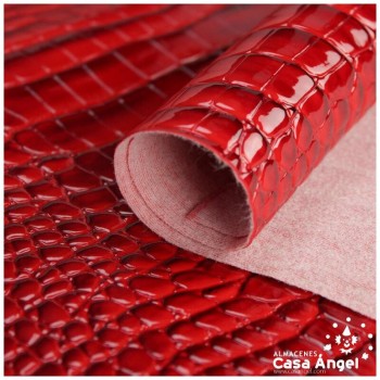 POLIPIEL CHAROLADA COCODRILO ROJO SERIE KAWANI 140cm