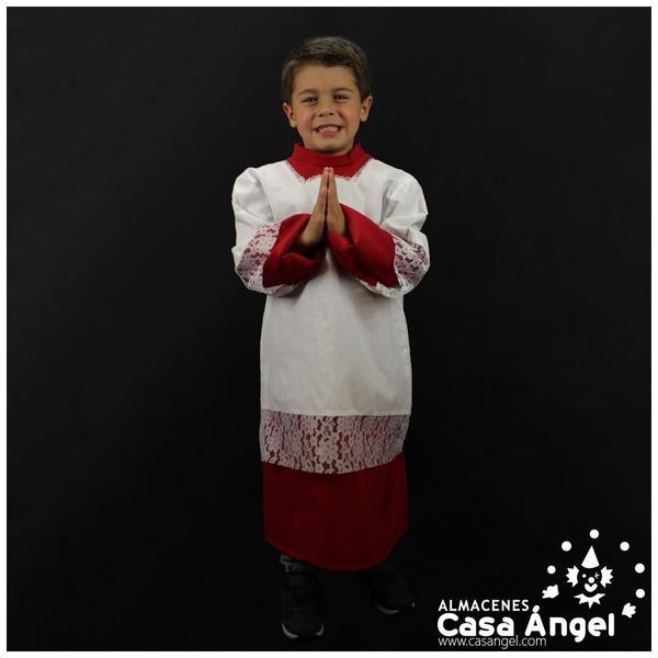 TRAJE DE MONAGUILLO ROJO INFANTIL