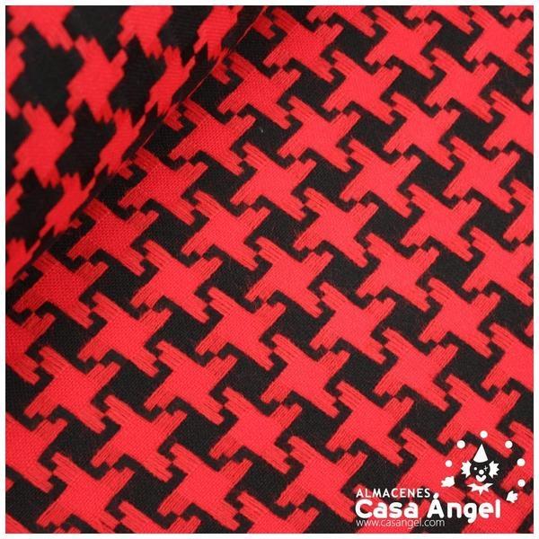 LANITA CHANEL PATAGALLO ROJO Y NEGRO 150cm