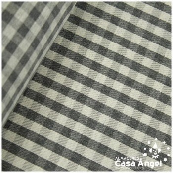 VIELLA CUADROS VICHY GRIS ALEXANDER 150cm