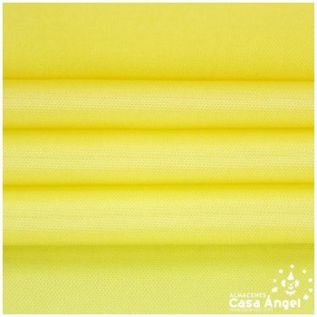 TELA DE FORRO DE ACETATO AMARILLO CANARIO 140cm