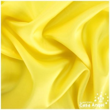 TELA DE FORRO DE ACETATO AMARILLO PIÑA 140cm
