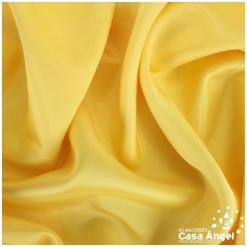 TELA DE FORRO DE ACETATO AMARILLO MANTEQUILLA 140cm
