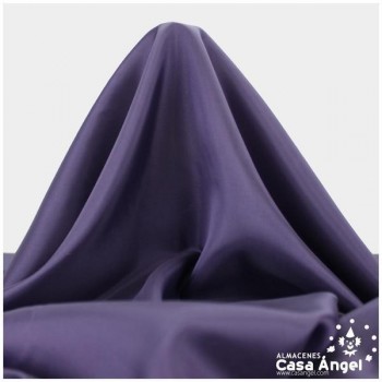 TELA DE FORRO DE ACETATO MORADO BERENJENA 140cm