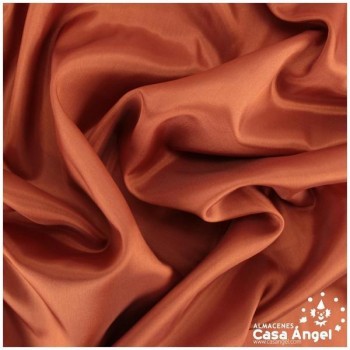 TELA DE FORRO DE ACETATO NARANJA ÓXIDO 140cm