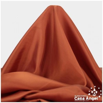 TELA DE FORRO DE ACETATO NARANJA ÓXIDO 140cm