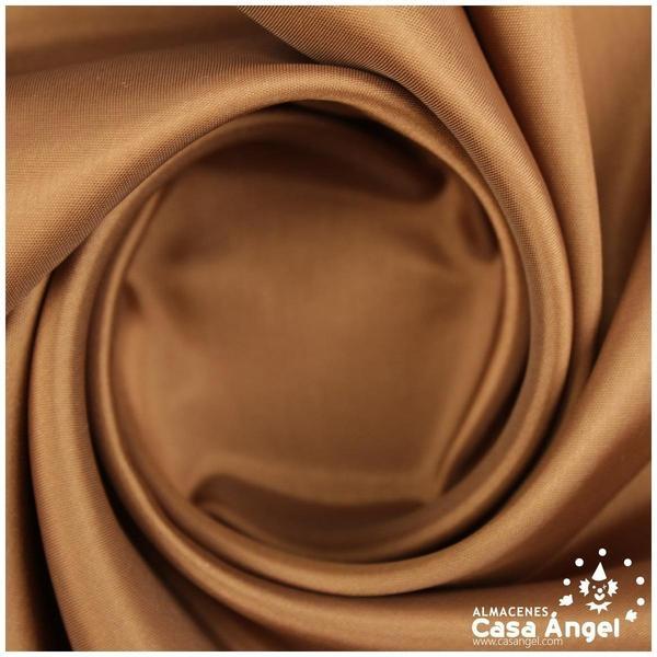 TELA DE FORRO DE ACETATO MARRÓN CANELA 140cm