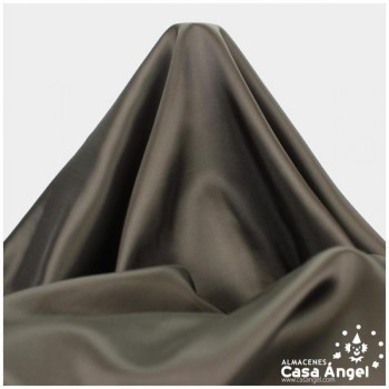 TELA DE FORRO DE ACETATO MARRÓN ÉBANO 140cm