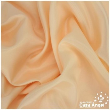 TELA DE FORRO DE ACETATO NARANJA NÁCAR 140cm