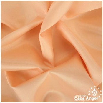 TELA DE FORRO DE ACETATO NARANJA MELOCOTÓN 140cm