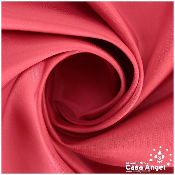 TELA DE FORRO DE ACETATO ROJO CORAL 140cm