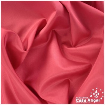 TELA DE FORRO DE ACETATO ROJO CORAL 140cm