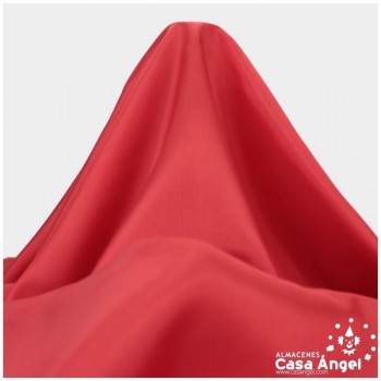 TELA DE FORRO DE ACETATO ROJO GUAVA 140cm