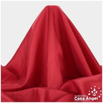 TELA DE FORRO DE ACETATO ROJO SANGRE 140cm