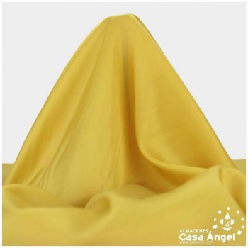 TELA DE FORRO DE ACETATO AMARILLO MAÍZ 140cm