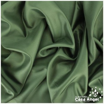 TELA DE FORRO DE ACETATO VERDE MILITAR 140cm